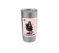 Funny Mexican Chingona Design - La Ingobernable Gobelet isotherme en acier inoxydable double paroi