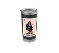 Funny Mexican Chingona Design - La Ingobernable Gobelet isotherme en acier inoxydable double paroi