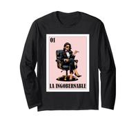 Funny Mexican Chingona Design - La Ingobernable Manche Longue