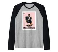 Funny Mexican Chingona Design - La Ingobernable Manche Raglan