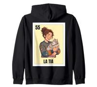 Funny Mexican Design for Aunt Cat Lady Version - La Tia Sweat à Capuche