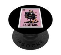 Funny Mexican Design for Aunt - La Suegra PopSockets PopGrip Adhésif