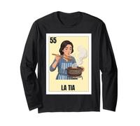 Funny Mexican Design for Aunt - La Tia Cocinera Manche Longue