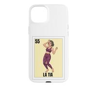 Funny Mexican Design for Aunt - La Tia Dramatica Coque pour iPhone 15 Plus