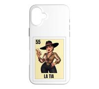 Funny Mexican Design for Aunt - La Tia Jefa Coque pour iPhone 16 Plus