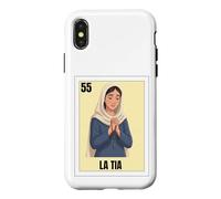 Funny Mexican Design for Aunt - La Tia Rezandera Coque pour iPhone X/XS