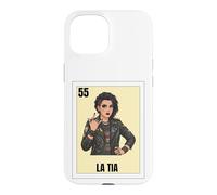 Funny Mexican Design for Aunt - La Tia Rockera Coque pour iPhone 15