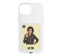 Funny Mexican Design for Aunt - La Tia Rockera Coque pour iPhone 15 Plus