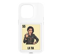 Funny Mexican Design for Aunt - La Tia Rockera Coque pour iPhone 15 Pro