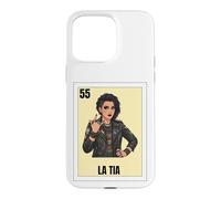 Funny Mexican Design for Aunt - La Tia Rockera Coque pour iPhone 15 Pro Max