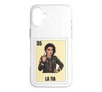 Funny Mexican Design for Aunt - La Tia Rockera Coque pour iPhone 16 Plus