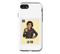 Funny Mexican Design for Aunt - La Tia Rockera Coque pour iPhone SE (2020) / 7/8