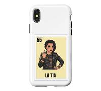 Funny Mexican Design for Aunt - La Tia Rockera Coque pour iPhone X/XS