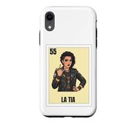 Funny Mexican Design for Aunt - La Tia Rockera Coque pour iPhone XR