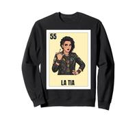 Funny Mexican Design for Aunt - La Tia Rockera Sweatshirt