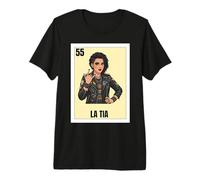Funny Mexican Design for Aunt - La Tia Rockera T-Shirt Haut de Gamme