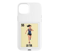Funny Mexican Design for Aunt - La Tia Runner Coque pour iPhone 15 Plus