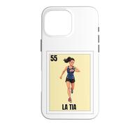 Funny Mexican Design for Aunt - La Tia Runner Coque pour iPhone 16 Pro Max