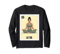 Funny Mexican Design for Aunt - La Tia Yoga Manche Longue