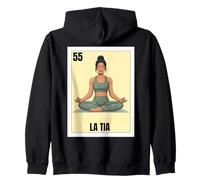 Funny Mexican Design for Aunt - La Tia Yoga Sweat à Capuche