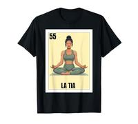 Funny Mexican Design for Aunt - La Tia Yoga T-Shirt