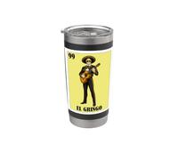 Funny Mexican Design for Blonde Guys - El Gringo Mariachi Gobelet isotherme en acier inoxydable double paroi