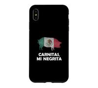 Funny Mexican Food Carnitas Mi Negrita Taco Lover Coque pour iPhone XS Max