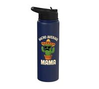 Funny Mexican Mother's Day Cinco de Mayo Nacho Average Mama Stainless Steel Insulated Water Bottle