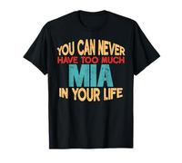 Funny Mia T-shirt personnalisé First Name Joke Item T-Shirt