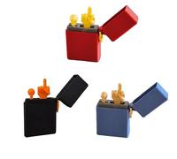 Funny midfinger Briquet, Impression 3D Fuck midfinger Briquet, boîte Pop - up midfinger Surprise, Cadeau de Blague Bizarre pour Les Hommes (Multicolore)