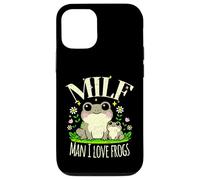 Funny Milf Man I Love Frogs Mignon Rétro Vieilli Boho Coque pour iPhone 12/12 Pro