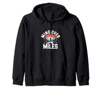 Funny Mind Over Miles évoque la Motivation des Coureurs Sweat à Capuche
