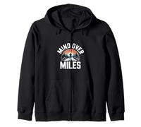 Funny Mind Over Miles évoque la Motivation des Coureurs Sweat à Capuche