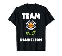 Funny minimalist dandelions flowers simple team dandelion T-Shirt