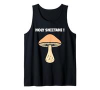 Funny Minimalist Mushroom Simple Holy Shiitake Débardeur