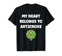 Funny minimalist vegetable quote my heart artichoke T-Shirt