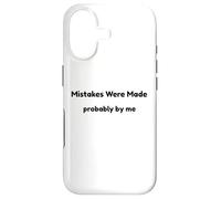 Funny Mistakes Were Made Probably by Me Self Aware Humour Coque pour iPhone 17
