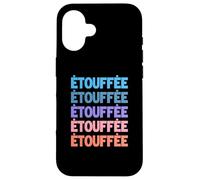 Funny Modern Repeated Étouffée Louisiana Etouffee Coque pour iPhone 16