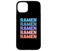 Funny Modern Repeated Ramen Japanese Noodle Soup Coque pour iPhone 15 Plus