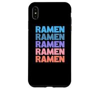Funny Modern Repeated Ramen Japanese Noodle Soup Coque pour iPhone XS Max