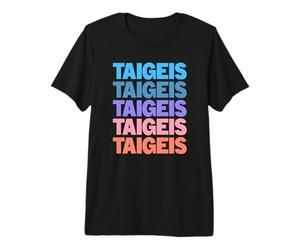 Funny Modern Repeated Taigeis Scotland T-Shirt Haut de Gamme