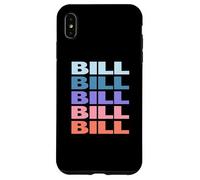 Funny Modern Repeated Text Design Bill Coque pour iPhone XS Max