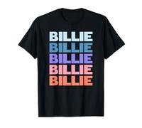 Funny Modern Repeated Text Design Billie T-Shirt