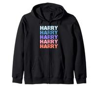 Funny Modern Repeated Text Design First Name Harry Sweat à Capuche
