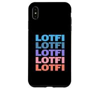 Funny Modern Repeated Text Design Lotfi Coque pour iPhone XS Max