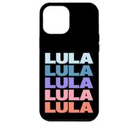 Funny Modern Repeated Text Design Lula Coque pour iPhone 12 Pro Max