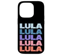 Funny Modern Repeated Text Design Lula Coque pour iPhone 14 Pro