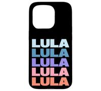 Funny Modern Repeated Text Design Lula Coque pour iPhone 15 Pro