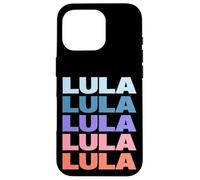 Funny Modern Repeated Text Design Lula Coque pour iPhone 16 Pro