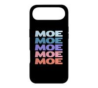 Funny Modern Repeated Text Design Moe Coque pour iPhone Air